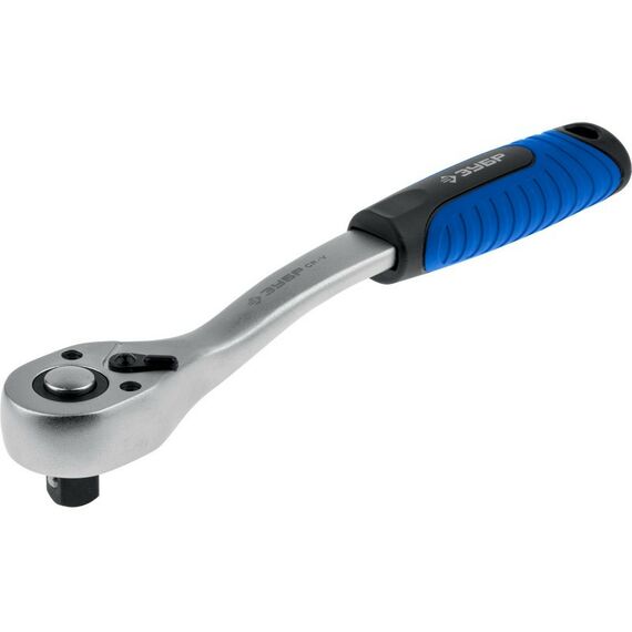 Столярно-слесарный инструмент: Трещотка для торцовых головок Зубр 1/2", 72 зубца [27730-1/2] фотографии