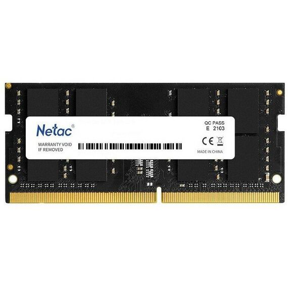 Память для ноутбуков: Модуль памяти Netac Basic 8Gb DDR4 2666MHz PC4-21300 CL19 SODIMM 260-pin 1.2В RTL [NTBSD4N26SP-08] фотографии
