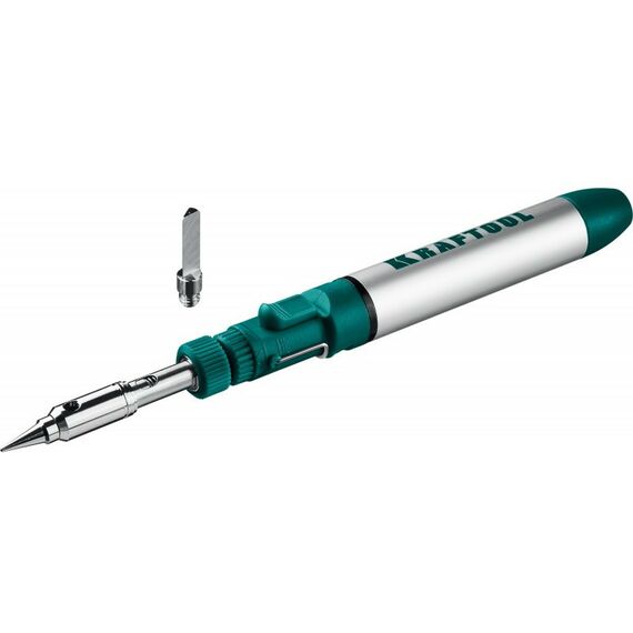 Горелки: Газовый паяльник KRAFTOOL SolderGas 70A 30-70Вт 1300°С горелка, фен, набор 3-в-1 [55504-H3] фотографии