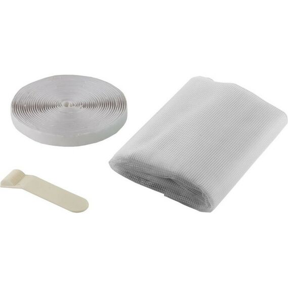 Противомоскитные сетки: противомоскитная сетка для окон STAYER Comfort 1.1х1.3 м с крепежной лентой, белая [12480-11-13] фотографии