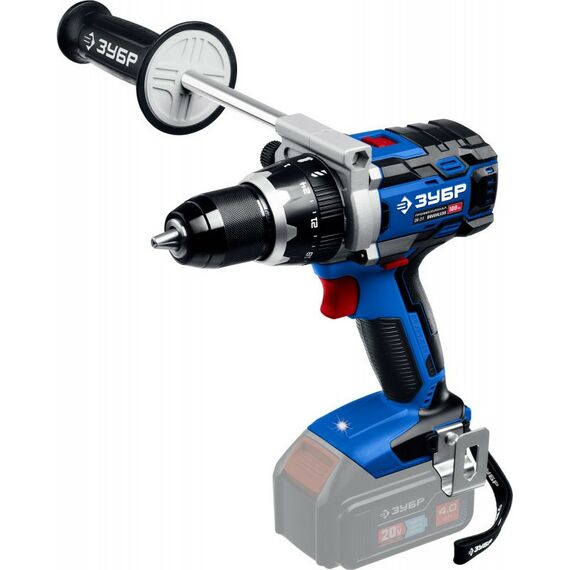 Дрели и шуруповерты: Бесщеточная дрель-шуруповерт Зубр Профессионал DB-211 Т7, 20 В, 100 Н·м, без АКБ [DB-211] фотографии