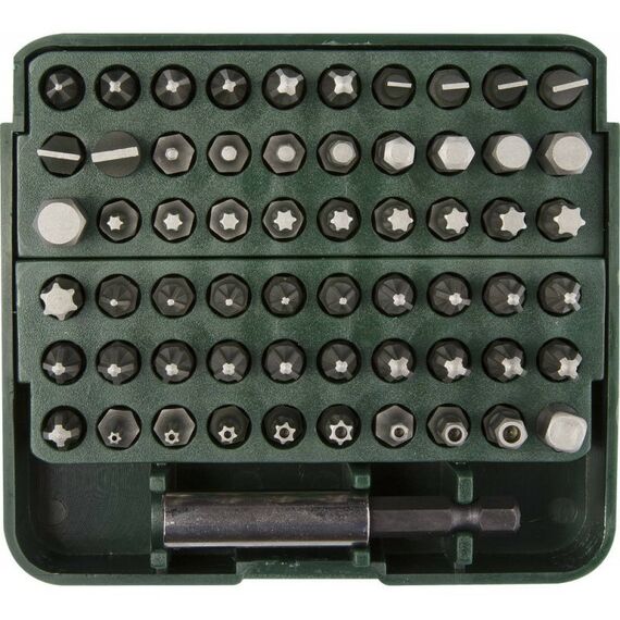 Наборы оснастки: Набор бит с адаптером KRAFTOOL Grand-61 61 шт [26140-H61] фотографии