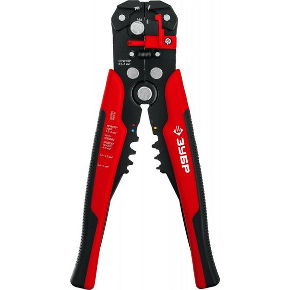 Электромонтажный инструмент: Автоматический стриппер с винтом микронастройки Зубр ТМ-1 0.2-6мм2 [22645] фотографии