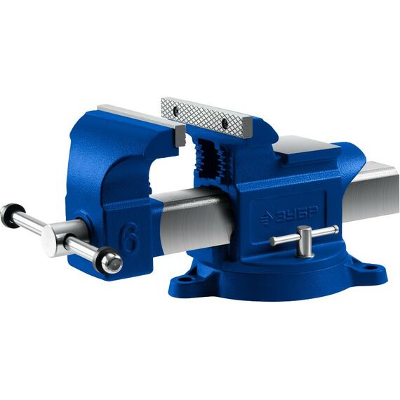 Тиски, струбцины, наковальни, верстаки: Высокоточные слесарные тиски Зубр Профессионал 150 мм [32703-150] фотографии