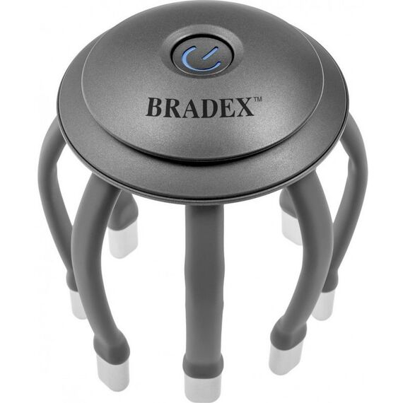 Массажеры: Массажёр для головы вибрационный Bradex БРУКЛИН серый [KZ 1431] фотографии