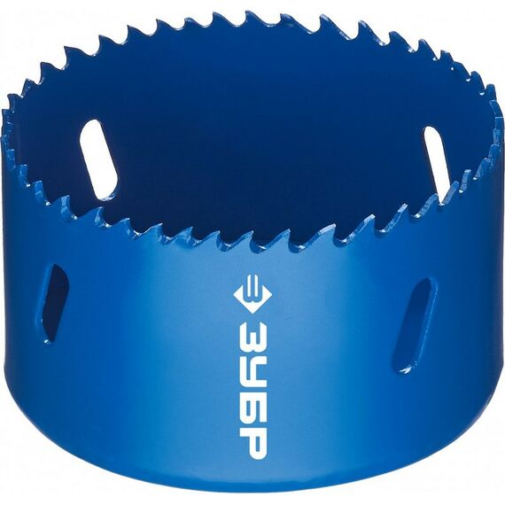 Буры, пики, коронки, сверла: Биметаллическая коронка Зубр 76 мм сталь Р6М5 [29531-076] фотографии