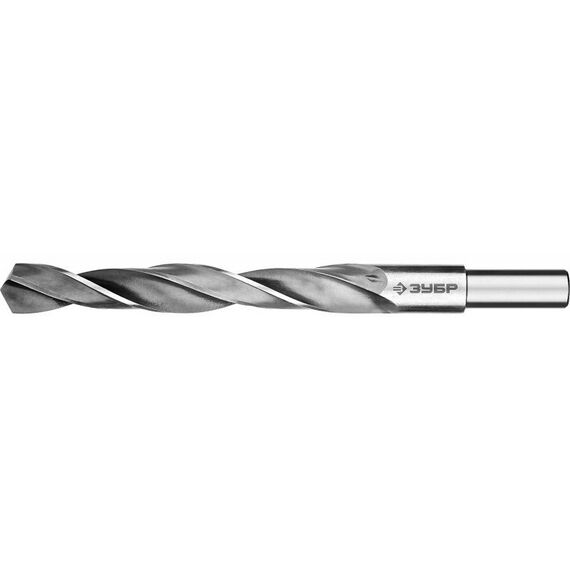 Буры, пики, коронки, сверла: Сверло по металлу Зубр ПРОФ-В 20.0х205мм проточенный хвостовик, сталь Р6М5, класс В [29621-20] фотографии