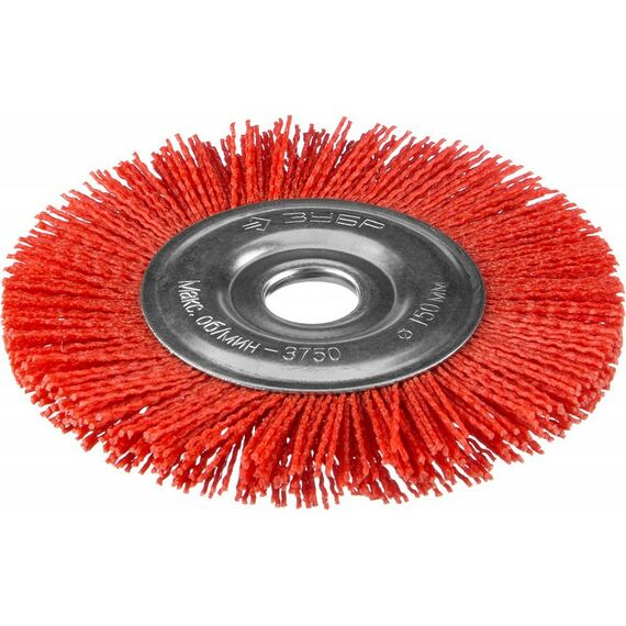 Шлифовка, зачистка: Щетка дисковая Зубр Профессионал 150 мм нейлоновая проволока [35160-150] фотографии