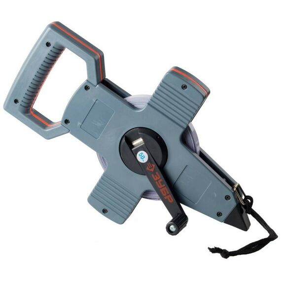 Рулетки, курвиметры: Геодезическая стальная мерная лента Зубр Профессионал 50 м [34181-050] фотографии