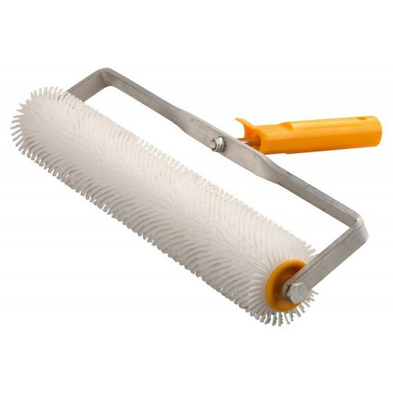 Штукатурный инструмент: Игольчатый валик для наливных полов в сборе STAYER PROFESSIONAL 400 мм d75 мм, пластмассовые иглы, бюгель 8 мм [03951-40] фотографии