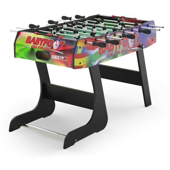 Настольный футбол: Игровой стол складной UNIX line Футбол - Кикер Color 122х61 cм фотографии