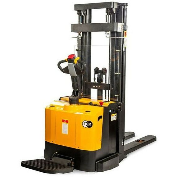 Штабелеры: Штабелер самоходный TOR ES20T4 2.0 т, 5.5 м, с платформой [1001864] фотографии