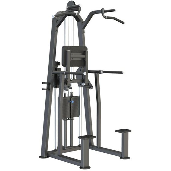 Грузоблочные силовые тренажеры: Турник, брусья с противовесом (Dip/Chin Assist) DHZ E3009 (U3009C) стек 88 кг фотографии