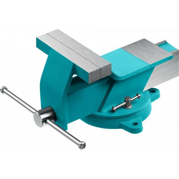 Тиски, струбцины, наковальни, верстаки: Стальные слесарные тиски СИБИН 100 мм [3244-100] фотографии