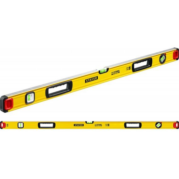 Строительные уровни: Уровень с поворотным глазком STAYER Professional PRO STABIL, 1500 мм усиленный профиль [3471-150] фотографии