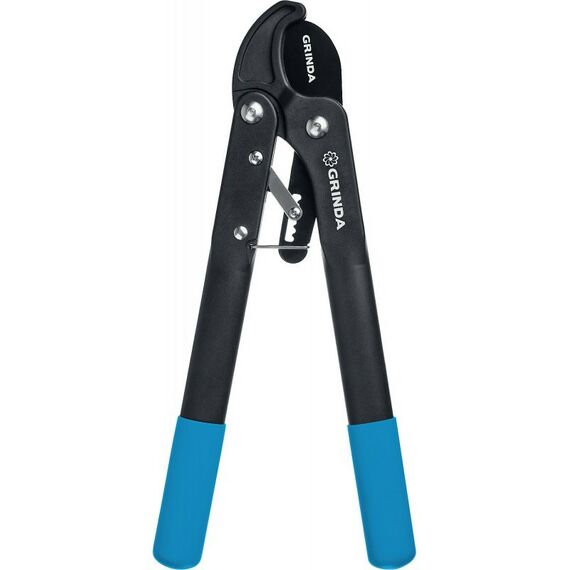 Кусторезы, ножницы, секаторы: Контактный сучкорез GRINDA PROLine C-410A длина 410 мм, лезвия из высокоуглеродистой стали, композитные рукоятки, храповый механизм [424520] фотографии