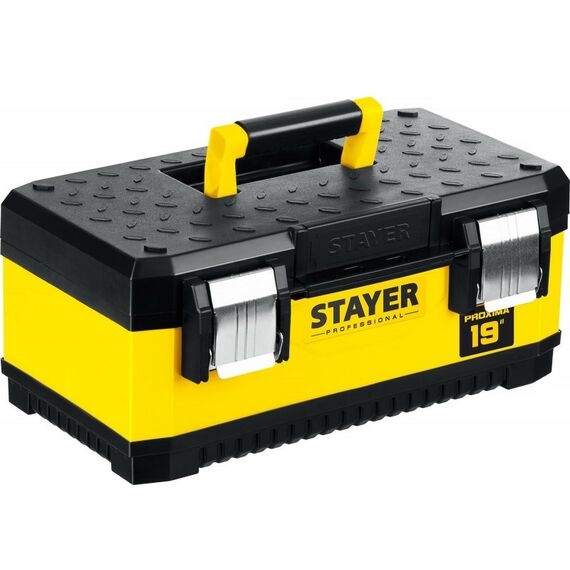 Ящики и сумки для инструмента: Металлический ящик для инструментов STAYER Professional PROXIMA-19 498 х 289 х 222 мм, 19" [2-38011-18] фотографии