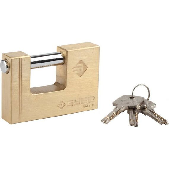 Замки: Навесной замок Зубр 90 мм П-образная форма [37295-90] фотографии