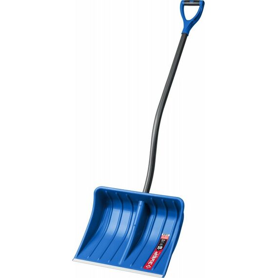 Лопаты: Снеговая лопата Зубр Профессионал АРКТИКА 550 мм пластиковая, с алюминиевой планкой, эргономичный металлический черенок, V-ручка [39918] фотографии