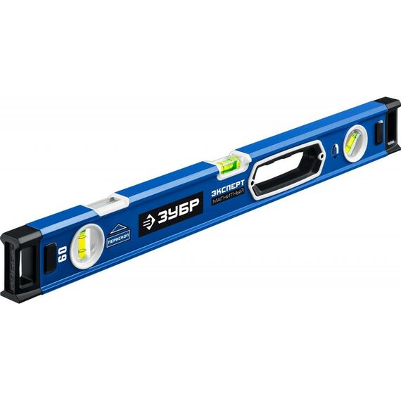 Строительные уровни: Мощный магнитный уровень Зубр Профессионал ЭКСПЕРТ-М, 600 мм с зеркальным глазком [34572-060] фотографии