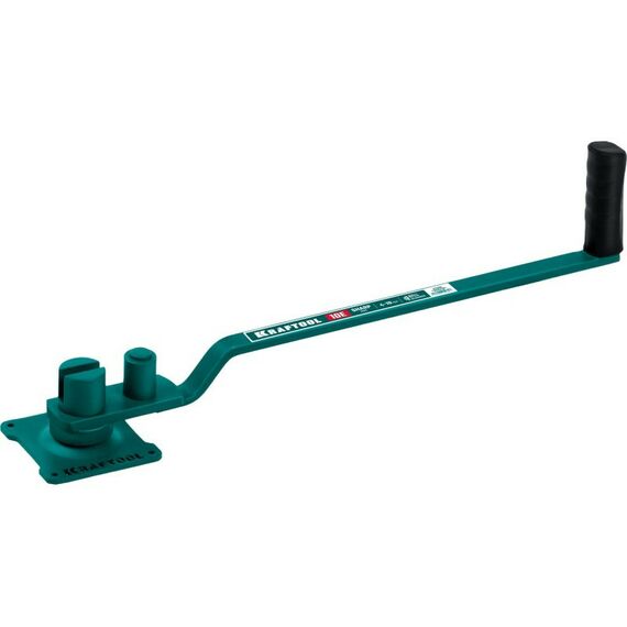 Станки для гибки и резки арматуры: Ручной станок для гибки арматуры на подшипнике KRAFTOOL 10 E острый гиб [23302] фотографии