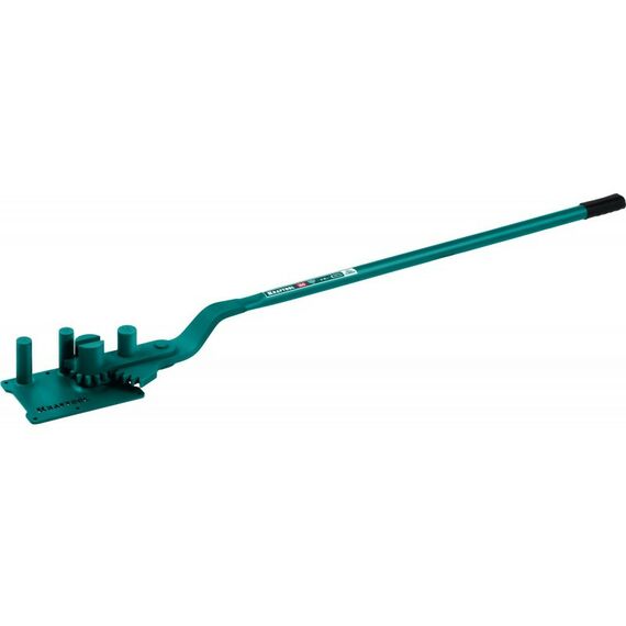 Станки для гибки и резки арматуры: Ручной станок для гибки арматуры KRAFTOOL 16D 6-16 мм острый и плавный гиб, c зубчатой передачей [23301] фотографии