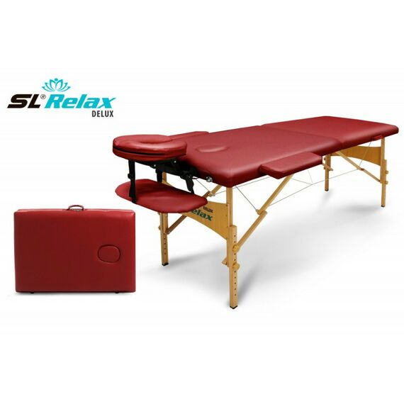 Массажные столы: Массажный стол Start Line Relax Delux Красный [BM2523-1] фотографии