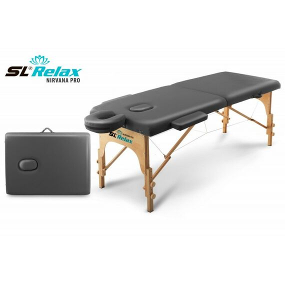 Массажные столы: Массажный стол Start Line Relax Nirvana Pro серая кожа [SLR-12] фотографии