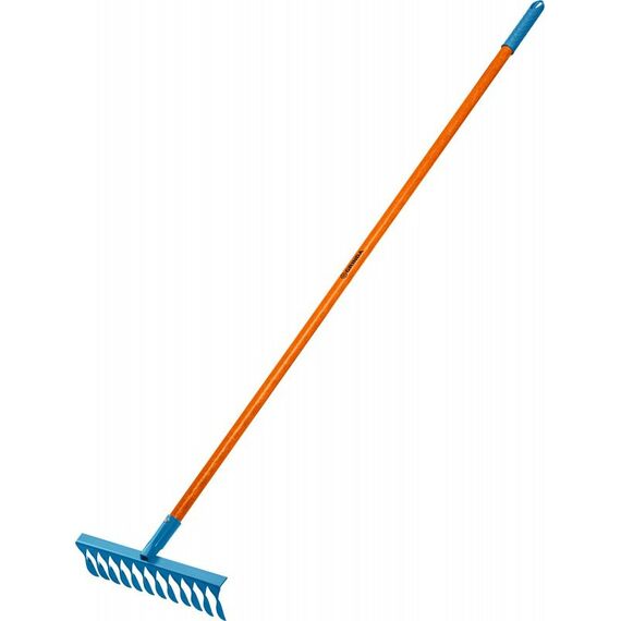 Грабли: Садовые грабли GRINDA PROLine PR-12T FIBER 380 х 100 х 1530 мм, 12 витых зубцов, углеродистая сталь, фибергласовый черенок [39654] фотографии