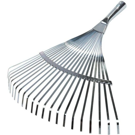 Грабли: Веерные грабли RACO 450 мм 22 плоских зубца, усиленные, гальваническое покрытие [4231-53/732] фотографии