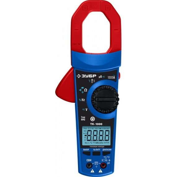 Измерительные клещи: Цифровые токовые клещи Зубр ТК-1000 [59824] фотографии