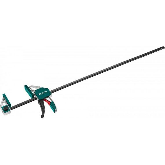 Тиски, струбцины, наковальни, верстаки: Пистолетная струбцина KRAFTOOL EXTREM-1270/95 1270х95мм [32228-127] фотографии