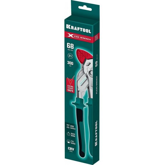 Столярно-слесарный инструмент: Клещи переставные-гаечный ключ KRAFTOOL VISE-WRENCH X 300 мм [22069] фотографии