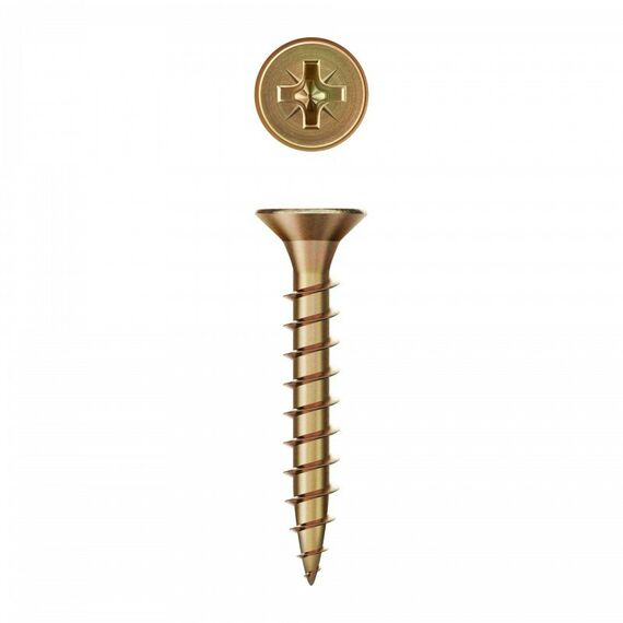 Саморезы: Универсальный саморез СУ-Ж Зубр 40 х 4.0 мм желтый цинк, 17.49 кг [4-300390-40-040] фотографии