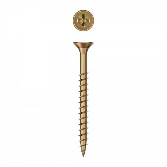 Саморезы: Универсальный саморез Зубр СУ-Ж 80 х 6.0 мм желтый цинк, 14.52 кг [4-300390-60-080] фотографии