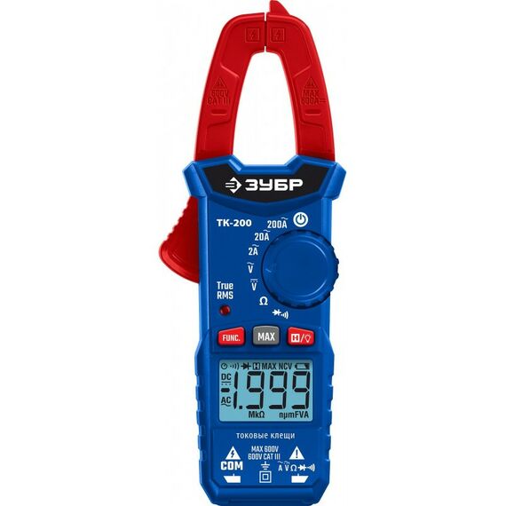 Измерительные клещи: Цифровые токовые клещи Зубр ТК200 [59828] фотографии