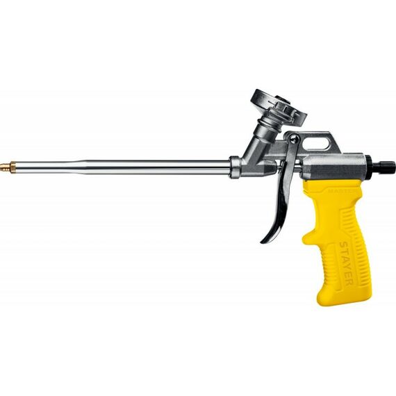Пистолеты монтажные, тепловые, клеящие, пескоструйные: Металлический пистолет для монтажной пены STAYER Master [06863] фотографии