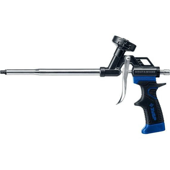 Пистолеты монтажные, тепловые, клеящие, пескоструйные: Тефлоновый пистолет для монтажной пены Зубр Монтажник [4-06875] фотографии