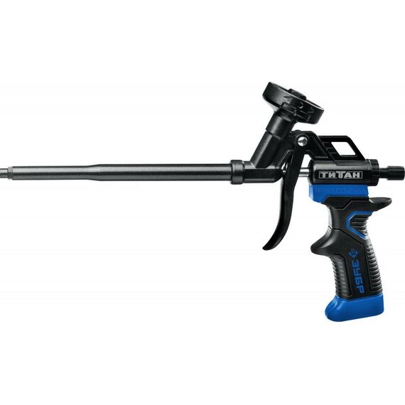 Пистолеты монтажные, тепловые, клеящие, пескоструйные: Тефлоновый пистолет для монтажной пены Зубр Титан 06866 фотографии