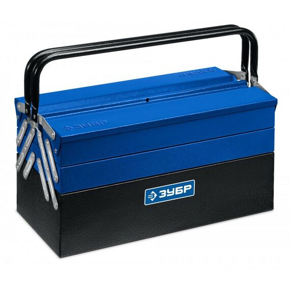 Ящики и сумки для инструмента: Металлический раздвижной ящик для инструментов Зубр Профессионал ЯРУС-5/19 470 х 210 х 225 мм, 19" [38356-19] фотографии