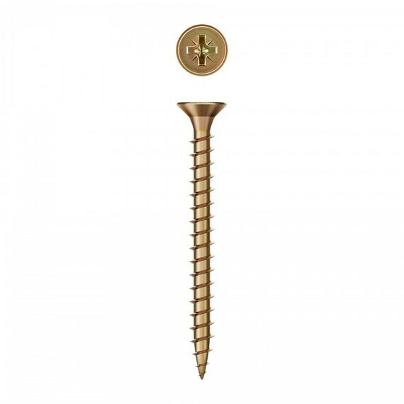 Саморезы: Универсальный саморез Зубр СУ-Ж 60 x 5.0 мм желтый цинк, 15.22 кг [4-300390-50-060] фотографии