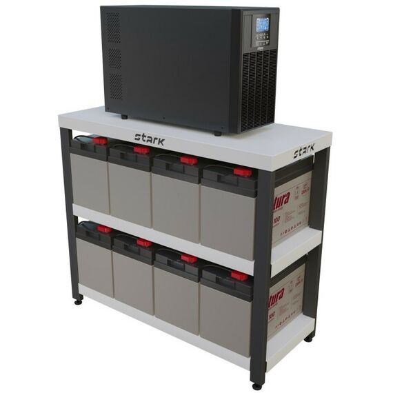 Комплект системы бесперебойного питания Stark Country 5000 online LT, нагрузка 3600Вт, автономия 1 час, Стеллаж фотографии