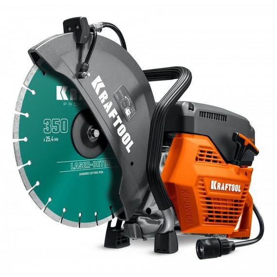 Бензорезы: Бензорез по бетону (бетонорез) KRAFTOOL K770-14 H 3700 Вт, 350 мм, диск в комплекте фотографии