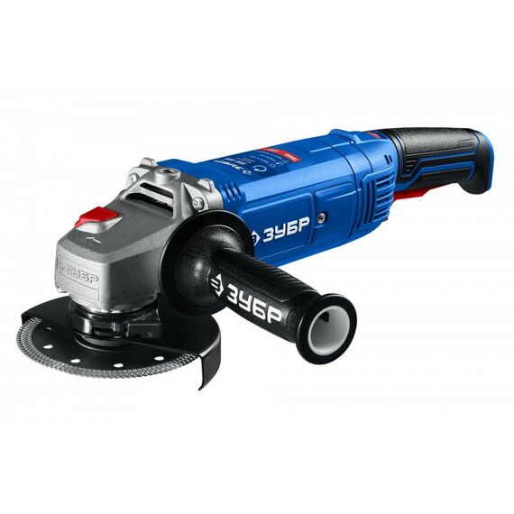 Угловые шлифмашинки (болгарки): УШМ Зубр УШМ-П125-1900 ЭПСТ Профессионал 1900 Вт, d125 мм, регулировка оборотов фотографии