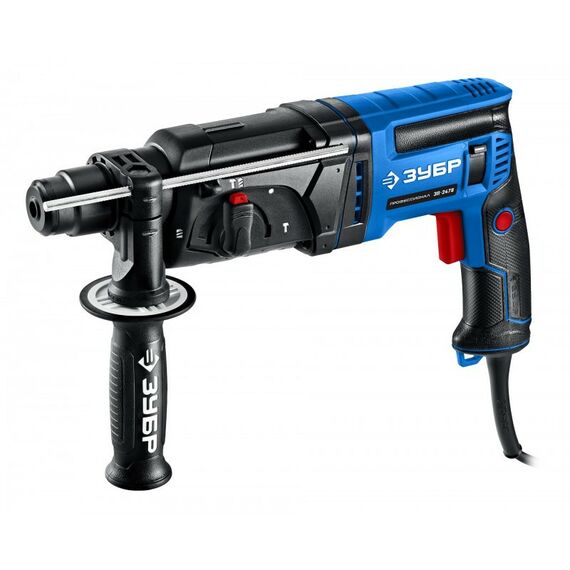 Перфораторы: Перфоратор Зубр ЗП-2470 Профессионал, 24 мм, 780 Вт, SDS Plus фотографии