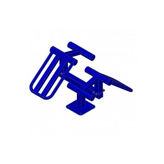 Уличный тренажер скамья для пресса двойнойAVU024 фотографии