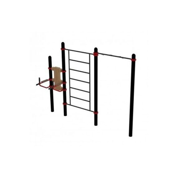 Воркаут комплекс: турник, стенка, пресс-брусья Д-108 AVW018 фотографии