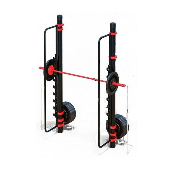 Воркаут тренажер для приседаний со штангой, нагрузка 115 кг Д-108 AVW015 фотографии