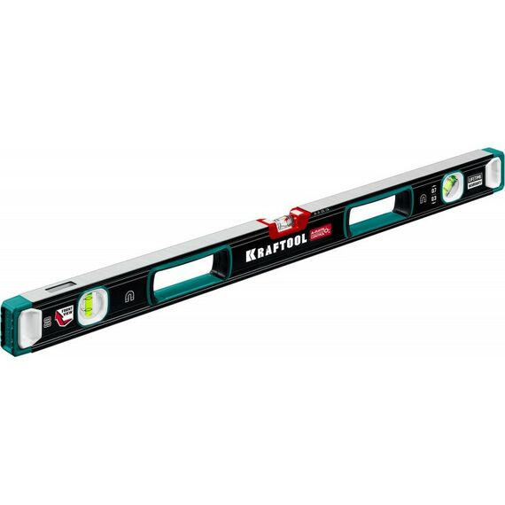 Сверхпрочный магнитный уровень KRAFTOOL A-RATE CONTROL 800 мм точность 0.3 мм/м, с зеркальным глазком [34988-80] фотографии