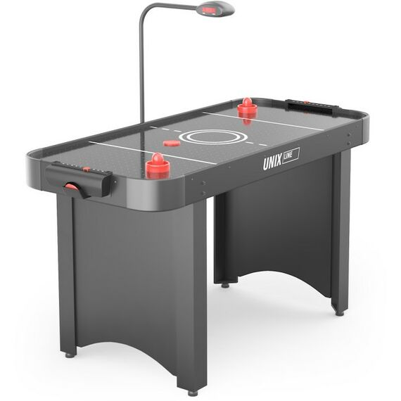 Игровой стол UNIX line Аэрохоккей Black 142х64 cм фотографии